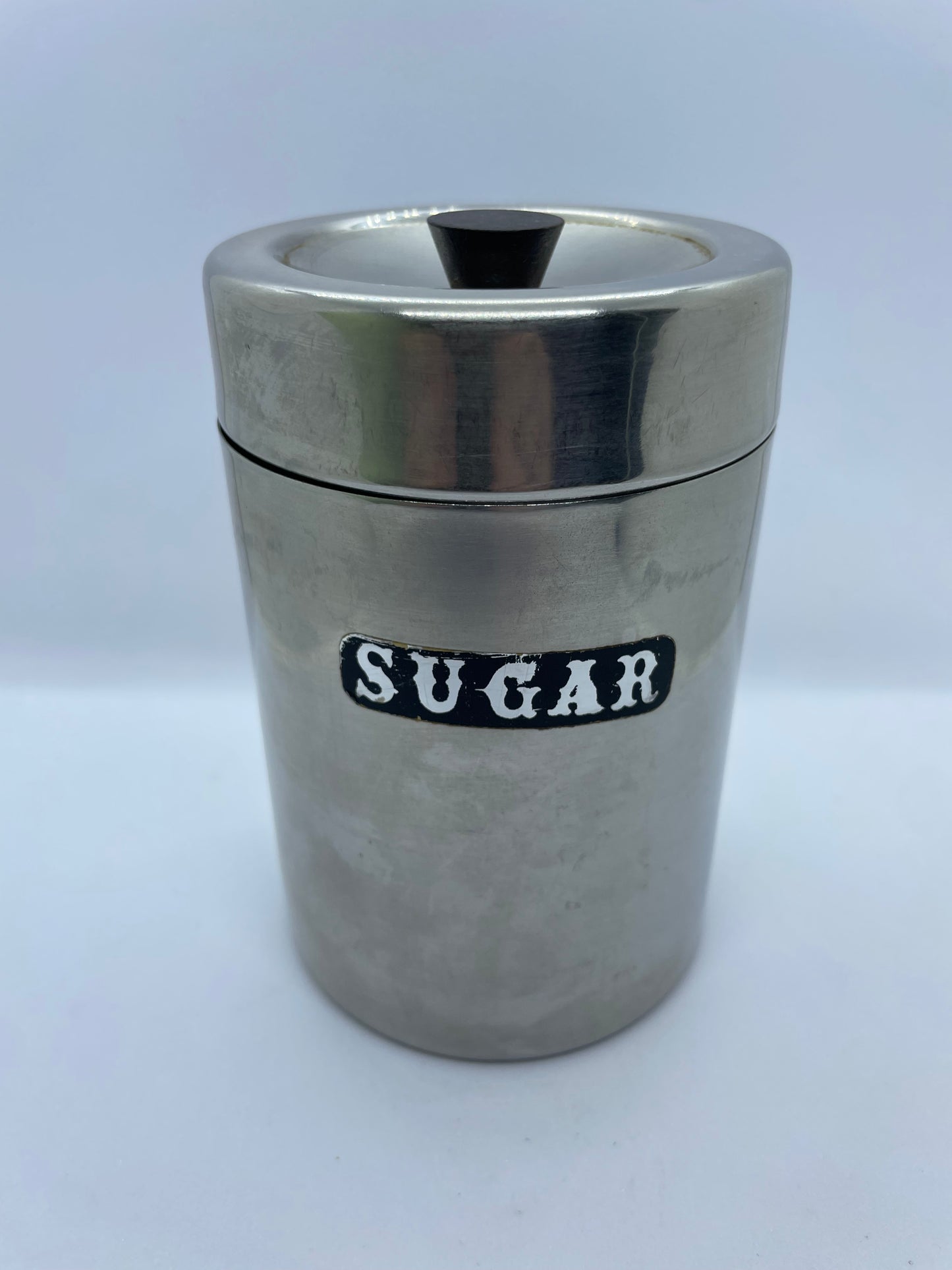 METAL sugar jar
