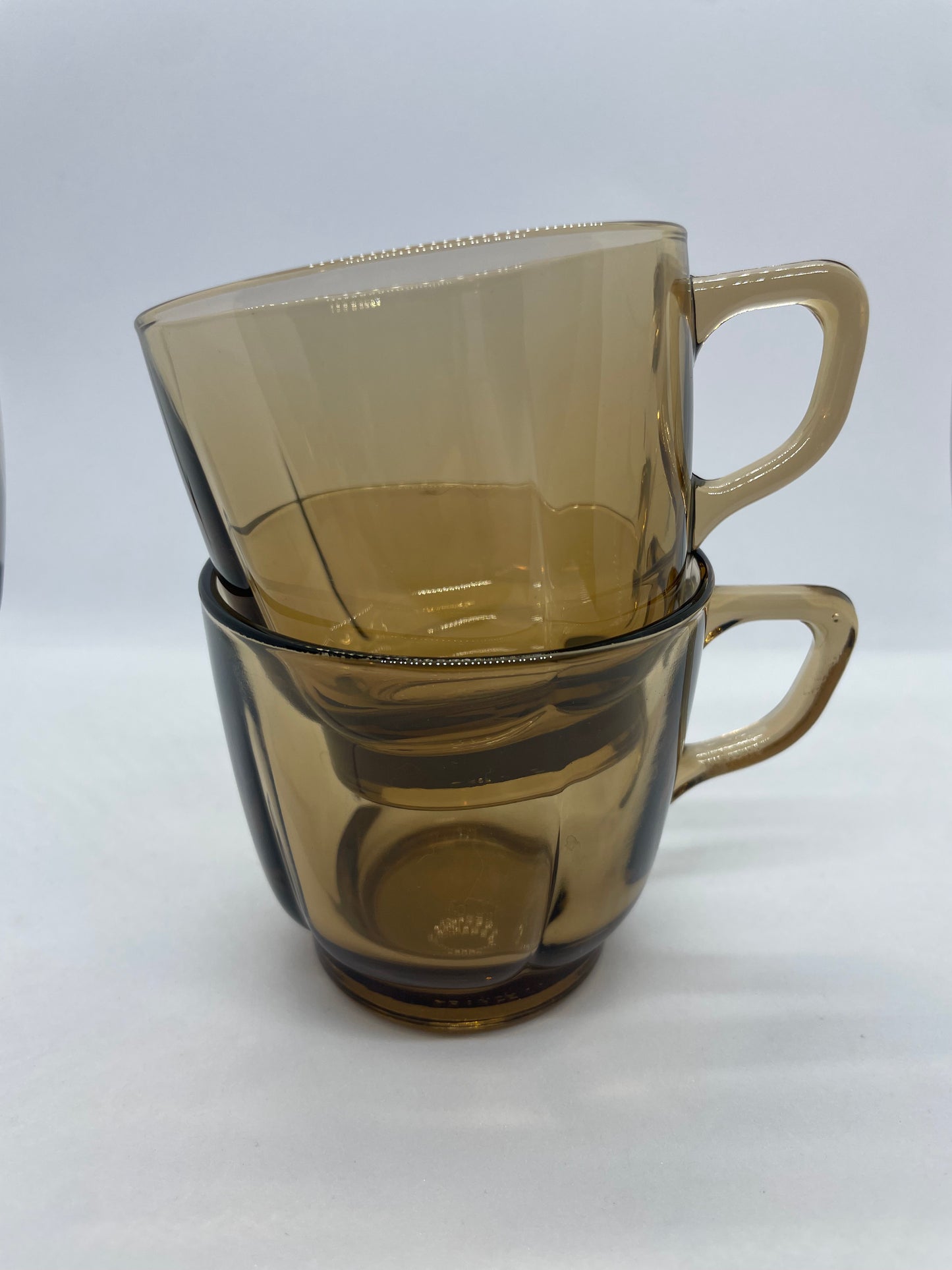 ARCOROC FRENCH smoked glass (SET of 5)