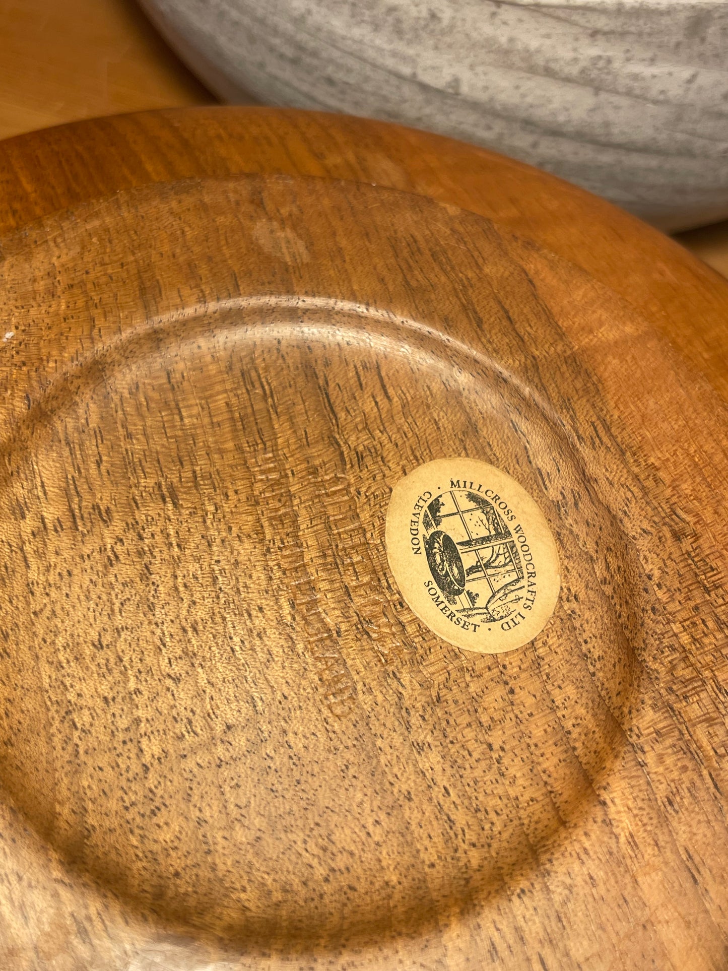 1970 MILL CROSS TEAK BOWL