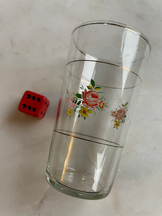 1950’s PFALTZGRAFF TEA ROSE tumbler