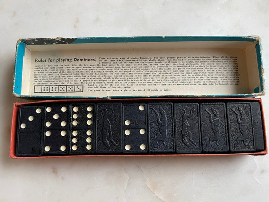 GREYHOUND VINTAGE DOMINOS