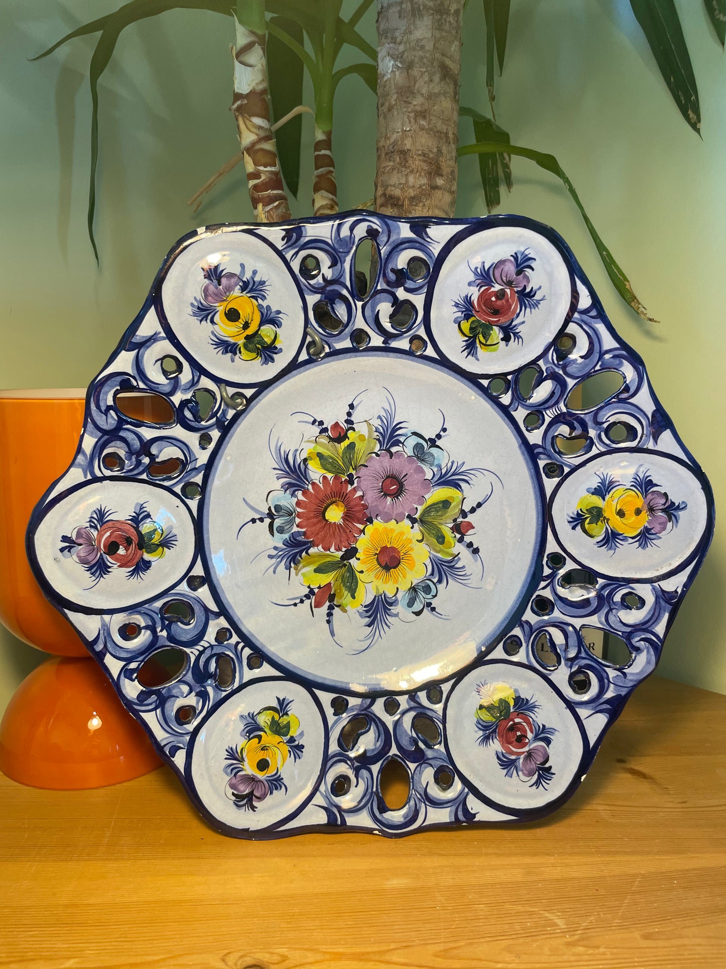 PORTUGUESE HAND PAINTED PLATE